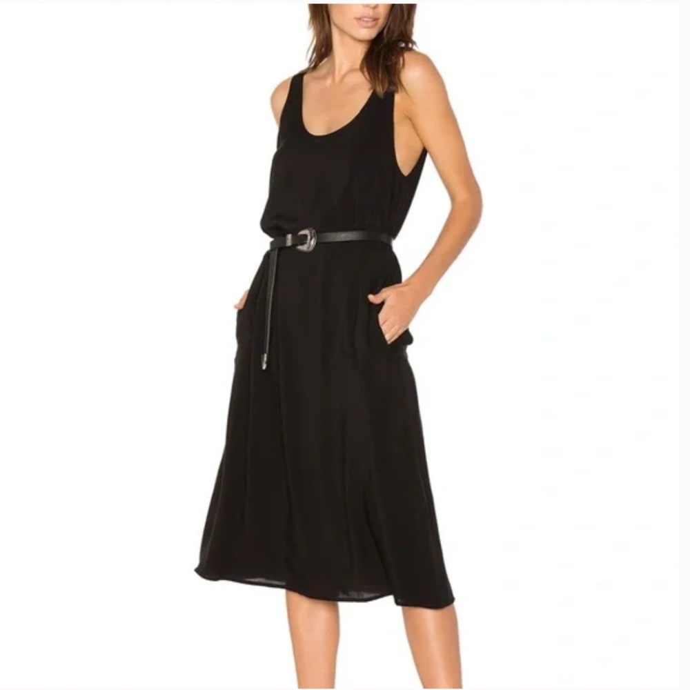 ❤️ Sincerely Jules Perfect Midi Slip Dress black Revolve Nordstrom